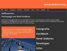 Tablet Screenshot of anderes.org